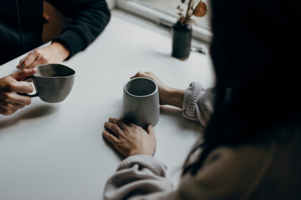 Coffee date for couple